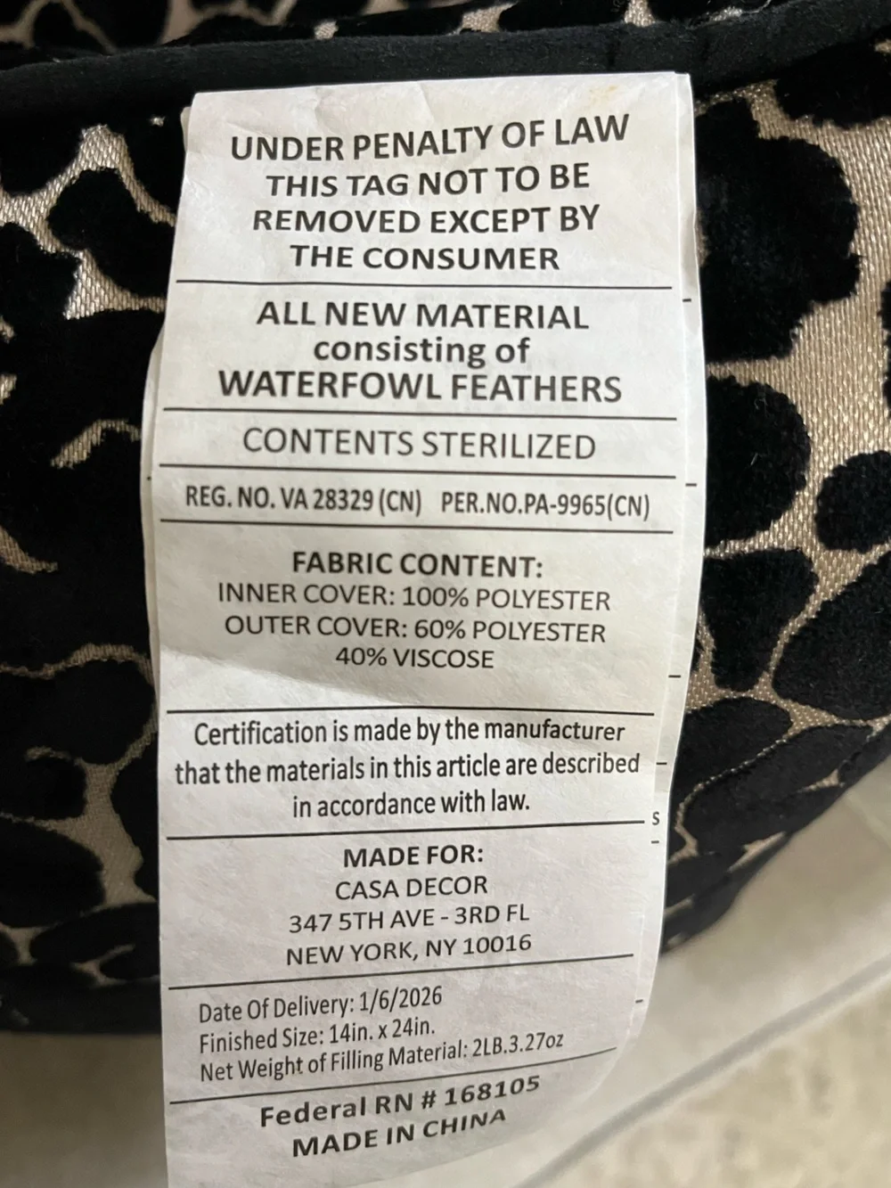 2-NWT CASA DECOR CUT VELVET LEOPARD DESIGN DECORATIVE PILLOWS